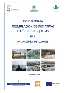 Estudio del Turismo pesquero en el Ayto. de Llanes.