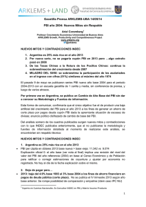 Gacetilla Prensa ARKLEMS-UBA 14/05/14 PBI año 2004: Nuevos