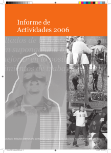 Informe de actividades 2006 - Fundación Secretariado Gitano