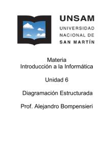 Materia Introducción a la Informática Unidad 6 Diagramación