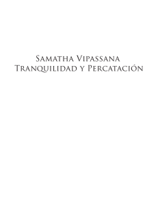 Samatha y Vipassana - Centro Budista de la Ciudad de México