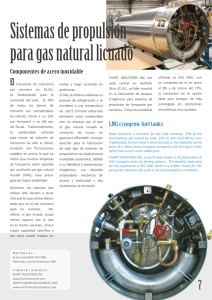 Sistemas de propulsión para gas natural licuado (GNL)
