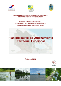 Plan Indicativo de Ordenamiento Territorial Funcional