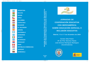 Publicación Jornadas - Ministerio de Educación, Cultura y Deporte