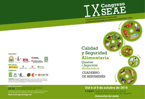 resumen - Sociedad Española de Agricultura Ecológica