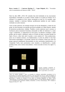 Novedades sobre la numismática de Sanisera (2008 – 2