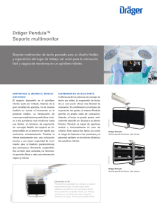 Dräger Pendula™ Soporte multimonitor