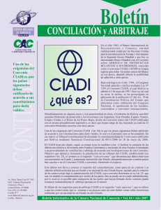 Descargar Boletín - Conciliación y Arbitraje Comercial