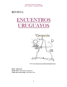 REVISTA ENCUENTROS URUGUAYOS 2008