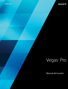 Manual del usuario de Vegas Pro 13.0