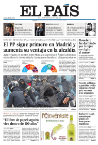 El PP sigue primero en Madrid y aumenta su ventaja en la alcaldía