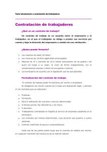 Contratación de trabajadores - Ayuntamiento de Salamanca