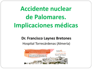 Presentación de diapositivas del Dr. Francisco Laynez