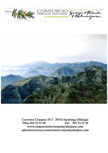 Junio - consorcio Parque Natural Sierra de Tejeda y Almijara