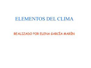 Elementos del clima
