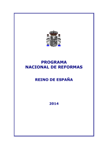 Programa Nacional de Reformas de España 2014