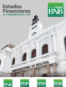 Estados Financiero BNB 2013