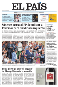 Sánchez acusa al PP de utilizar a Podemos para