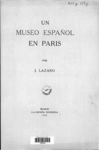 MUSEO ESPANOL EN PARIS
