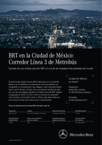 BRT en la Ciudad de México: Corredor Línea 3 de - Mercedes-Benz
