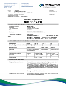 Nufos® 4 EC - Hoja de seguridad