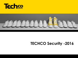 TECHCO Security -2016
