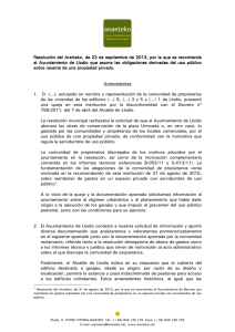 Resolución del Ararteko, de 23 de Septiembre de 2013