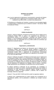 Decreto 3512 de 2003