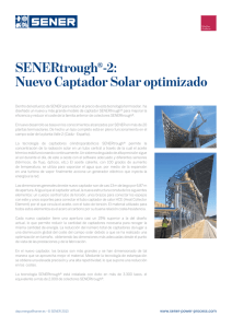 SENERtrough®-2: Nuevo Captador Solar optimizado