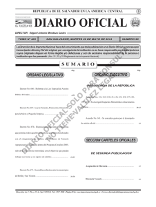 Diario Oficial 20 de Mayo 2014.indd - Diario Oficial de la República