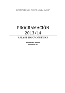 programación 2013/14 - Ministerio de Educación, Cultura y Deporte