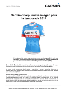 Garmin-Sharp, nueva imagen para la temporada 2014