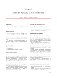 Tema 55 FIBROMA PÉNDULO Y ACROCORDONES