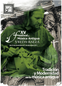 Tradición y Modernidad en la Música Antigua