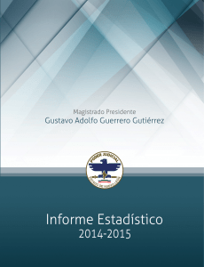 Reporte Estadístico - Poder Judicial del Estado de Nuevo León