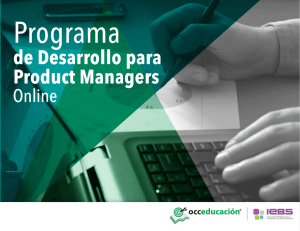 Programa Desarrollo Product Manager
