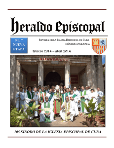 febrero 2014 – abril 2014 105 SÍNODO DE LA IGLESIA EPISCOPAL
