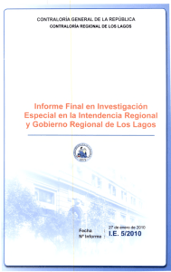 informe final - Ministerio del Interior y Seguridad Pública