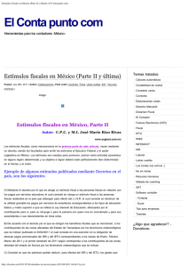 Estímulos fiscales en México - Salles Sainz Grant Thornton