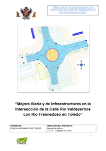 Mejora Viaria y de Infraestructuras en la Intersección de la Calle Rio