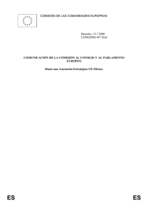 Hacia una Asociación Estratégica UE-México, COM (2008