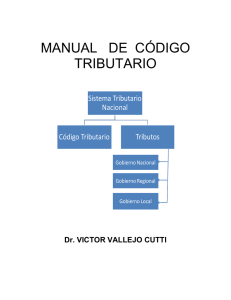 Código Tributario - Victor Vallejo Cutti