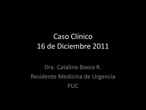 Caso Clínico 16 de Diciembre 2011