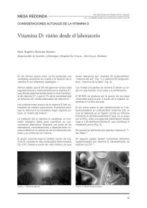 Vitamina D: visión desde el laboratorio