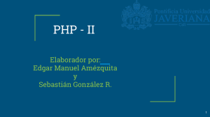 PHP - II