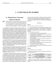 Resolución de 31 de julio de 2008, de la Dirección General de