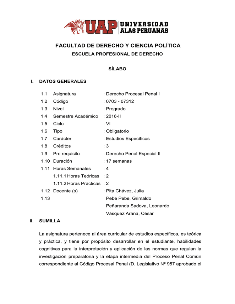 Facultad De Derecho Y Ciencia Pol Tica