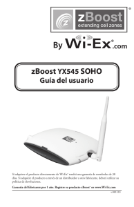 zBoost YX545 SOHO Guía del usuario