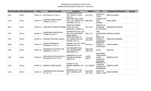 Padrón de Proveedores 2014-2015