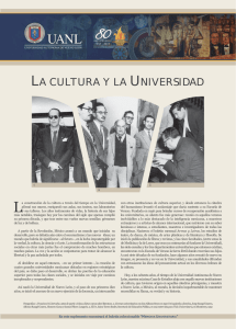la cultura y la universidad - Universidad Autónoma de Nuevo León